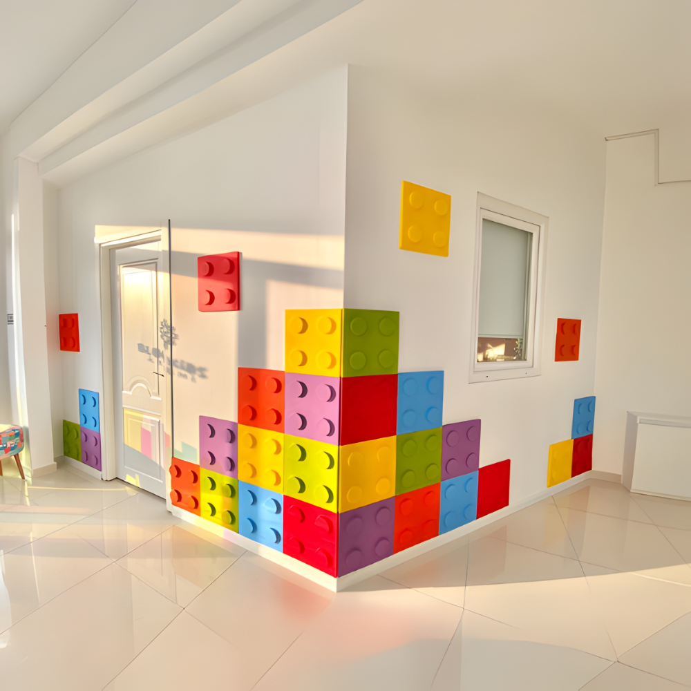 Polyurethane cushion systems for wall and floor applications